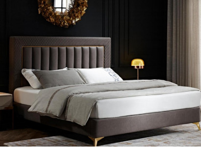 Schlofzëmmer Komplett Bett 2x Nuetsdësch 3tlg. Set Design Luxus Komplett Setzer